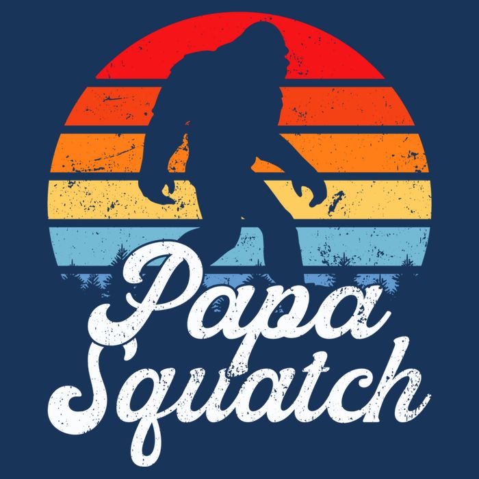 Papa Squatch Dad Bigfoot Sasquatch Plus Size Infant Baby Jersey Bodysuit