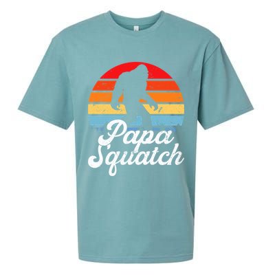 Papa Squatch Dad Bigfoot Sasquatch Plus Size Sueded Cloud Jersey T-Shirt