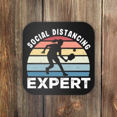 Pickelball Social Distancing Expert Coaster