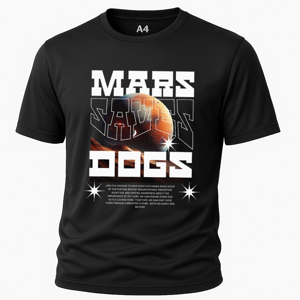 Planet Saves Dogs Cooling Performance Crew T-Shirt