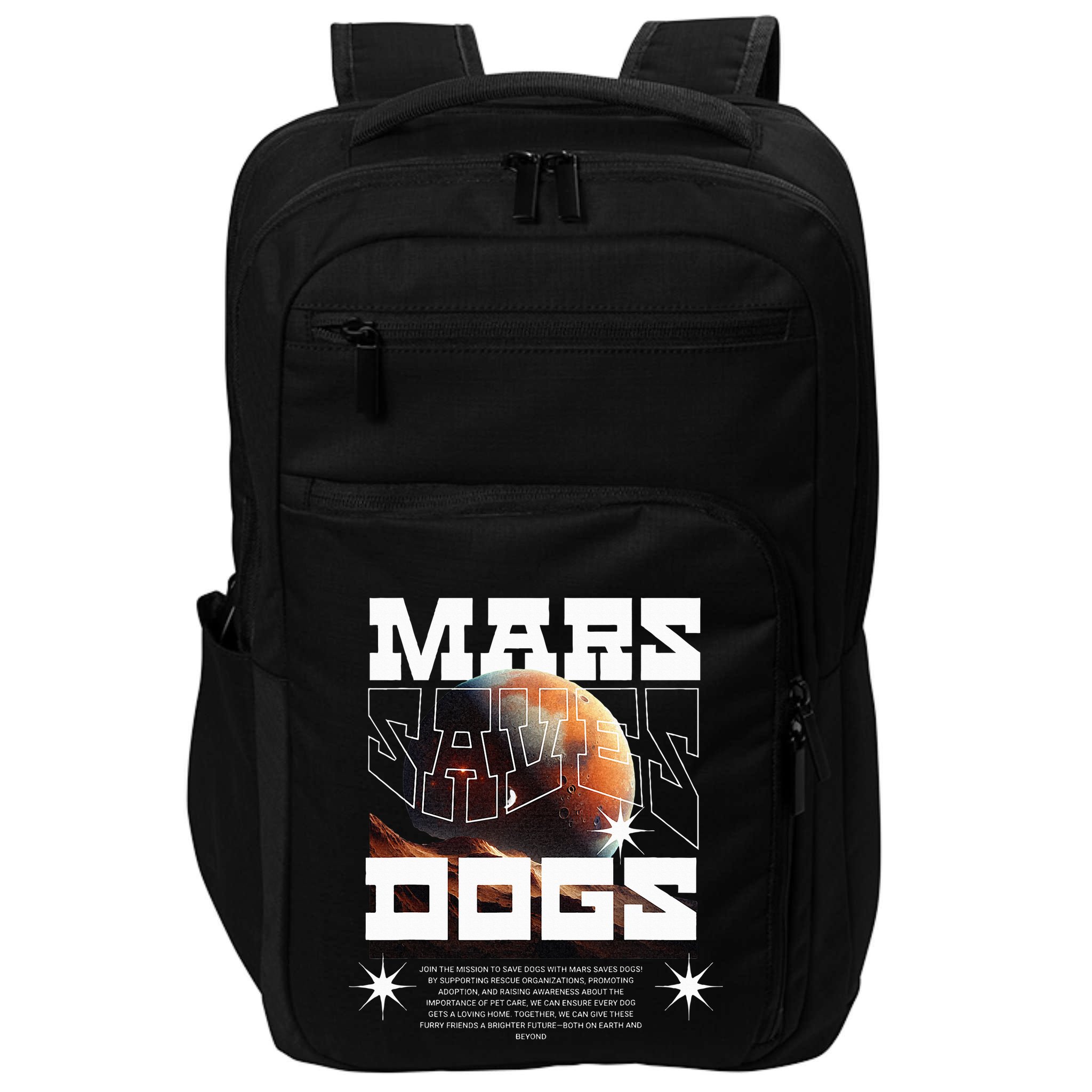 Planet Saves Dogs Impact Tech Backpack