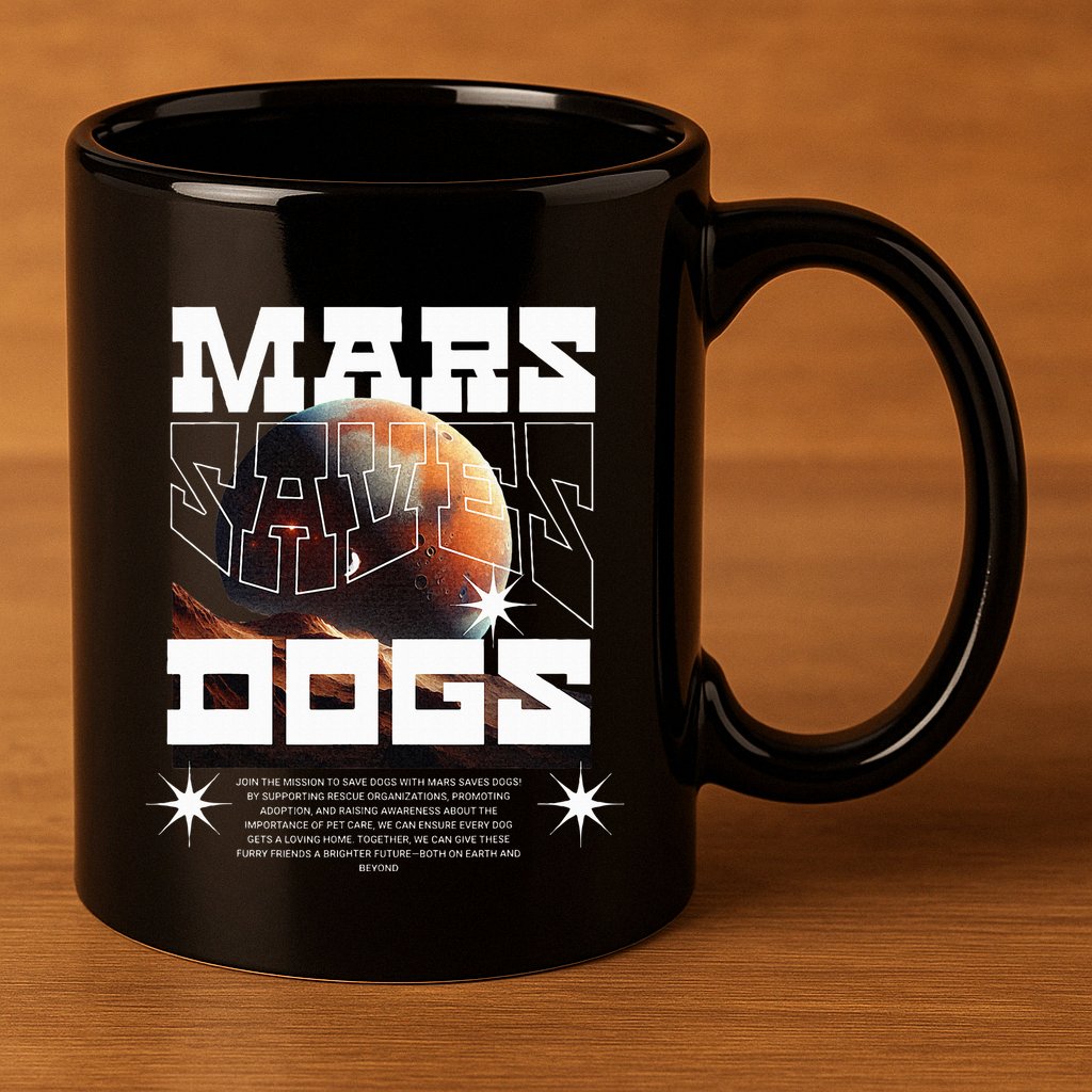 Planet Saves Dogs 11oz C Handle Ceramic Mug