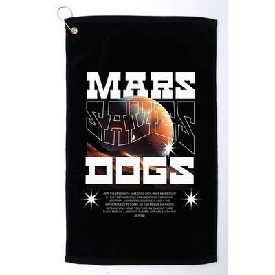 Planet Saves Dogs Golf Towel
