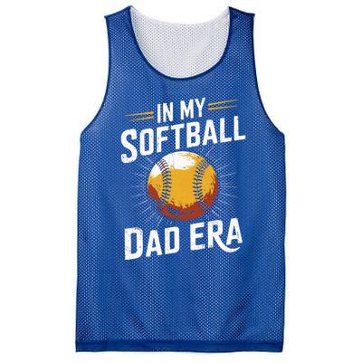 Proud Softball Dad Softball Dads In My Softball Dad Era Gift Mesh Reversible Basketball Jersey Tank