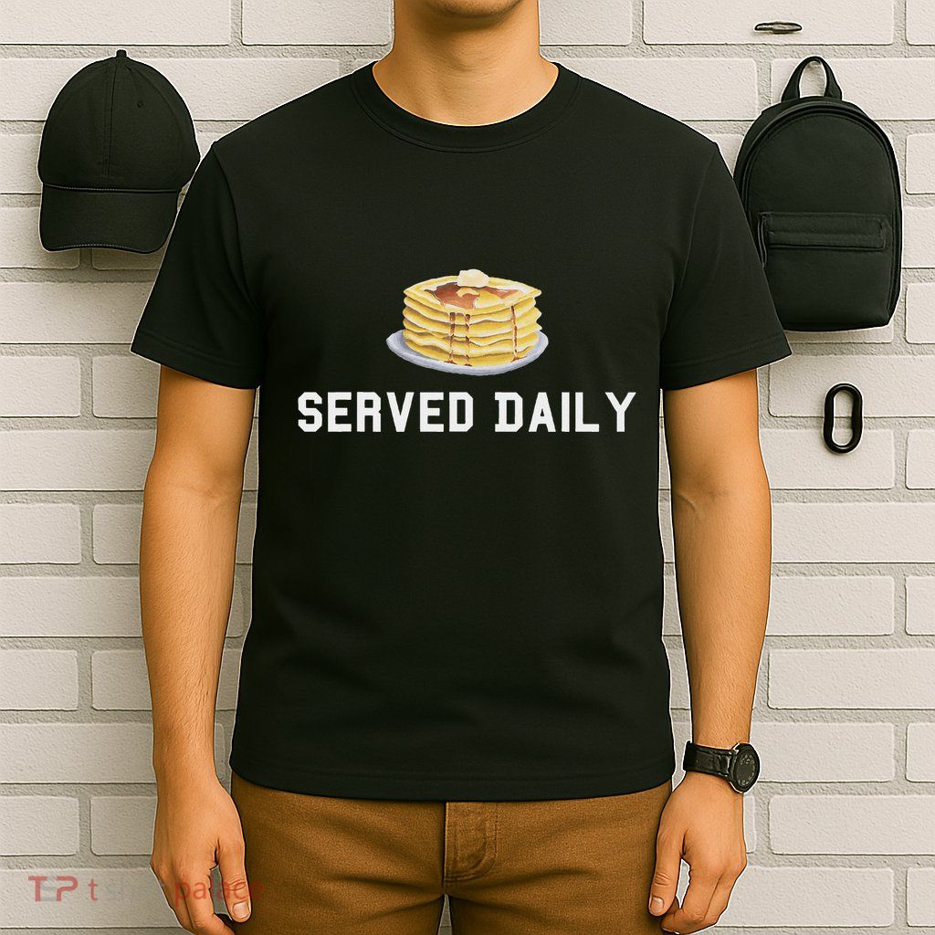 Pancakes Served Daily Offensive Lineman Ol Football T-Shirt