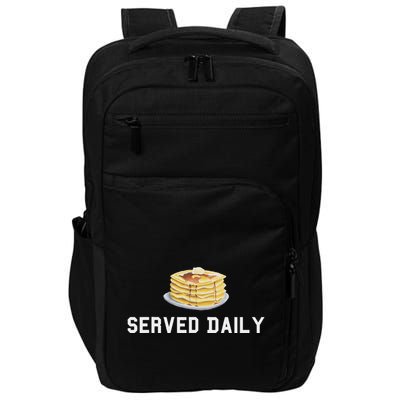 Pancakes Served Daily Offensive Lineman Ol Football Impact Tech Backpack