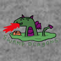 Paint Swamp Dragons 7-Panel Snapback Hat