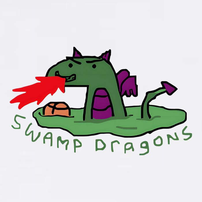 Paint Swamp Dragons Cool Comfort Performance Bucket Hat