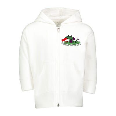 Paint Swamp Dragons Toddler Zip Fleece Hoodie