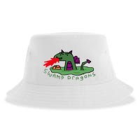 Paint Swamp Dragons Sustainable Bucket Hat