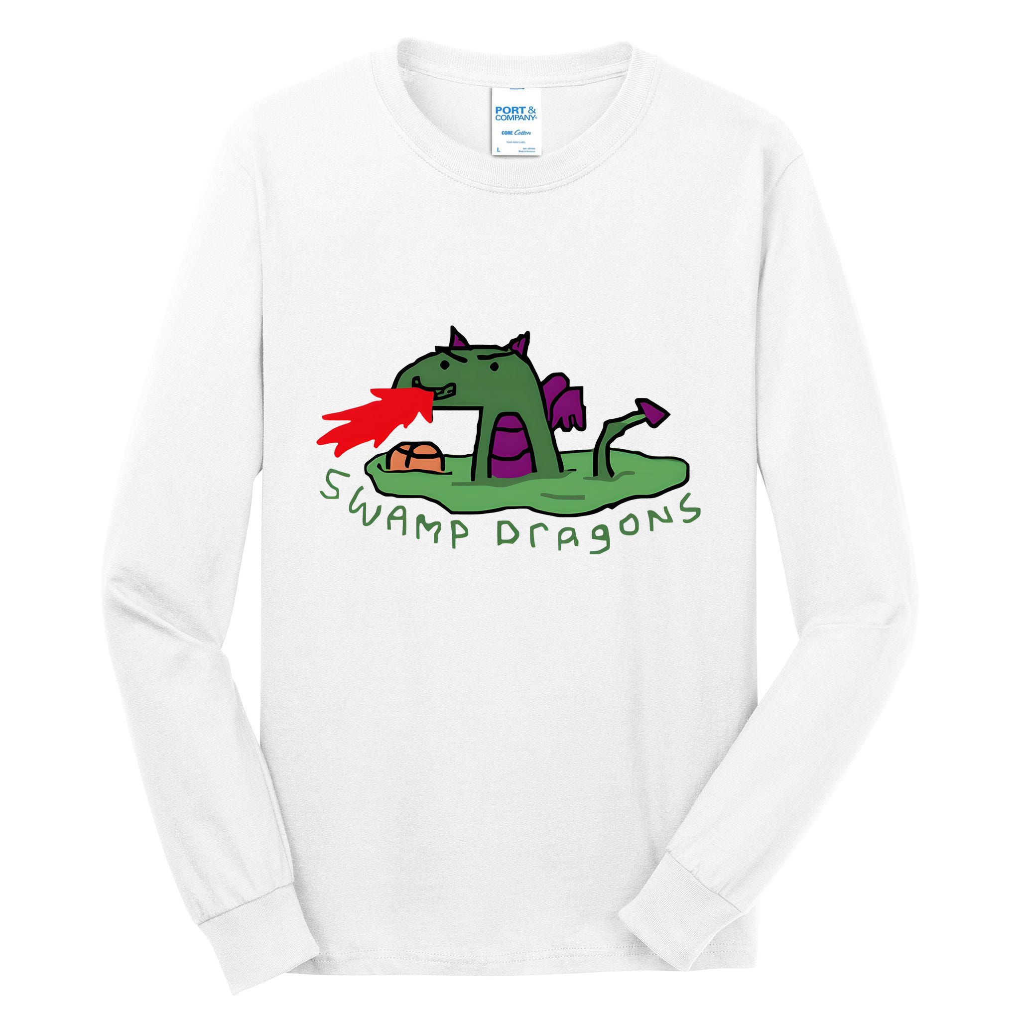 Paint Swamp Dragons Tall Long Sleeve T-Shirt
