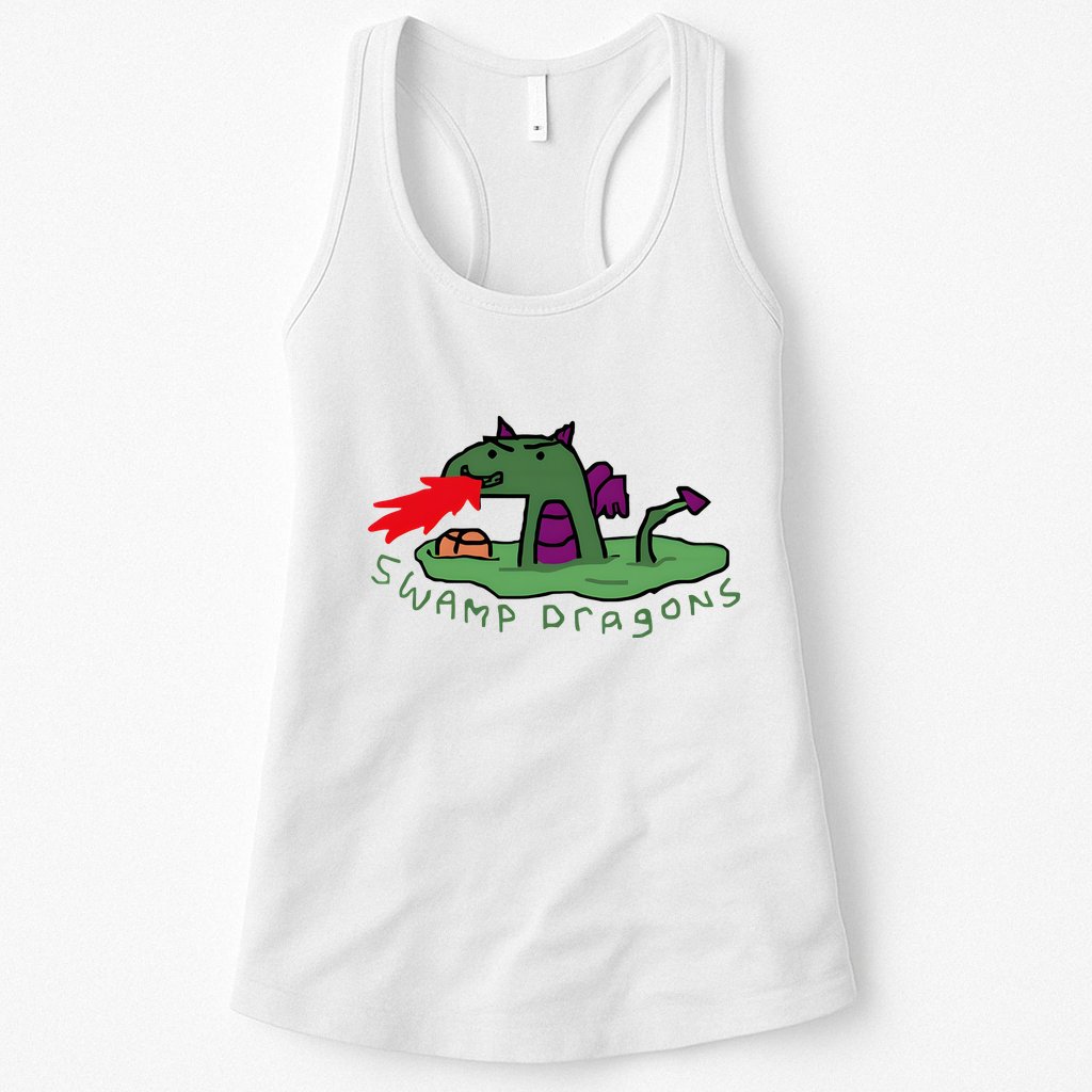 Paint Swamp Dragons Womens Tank Top