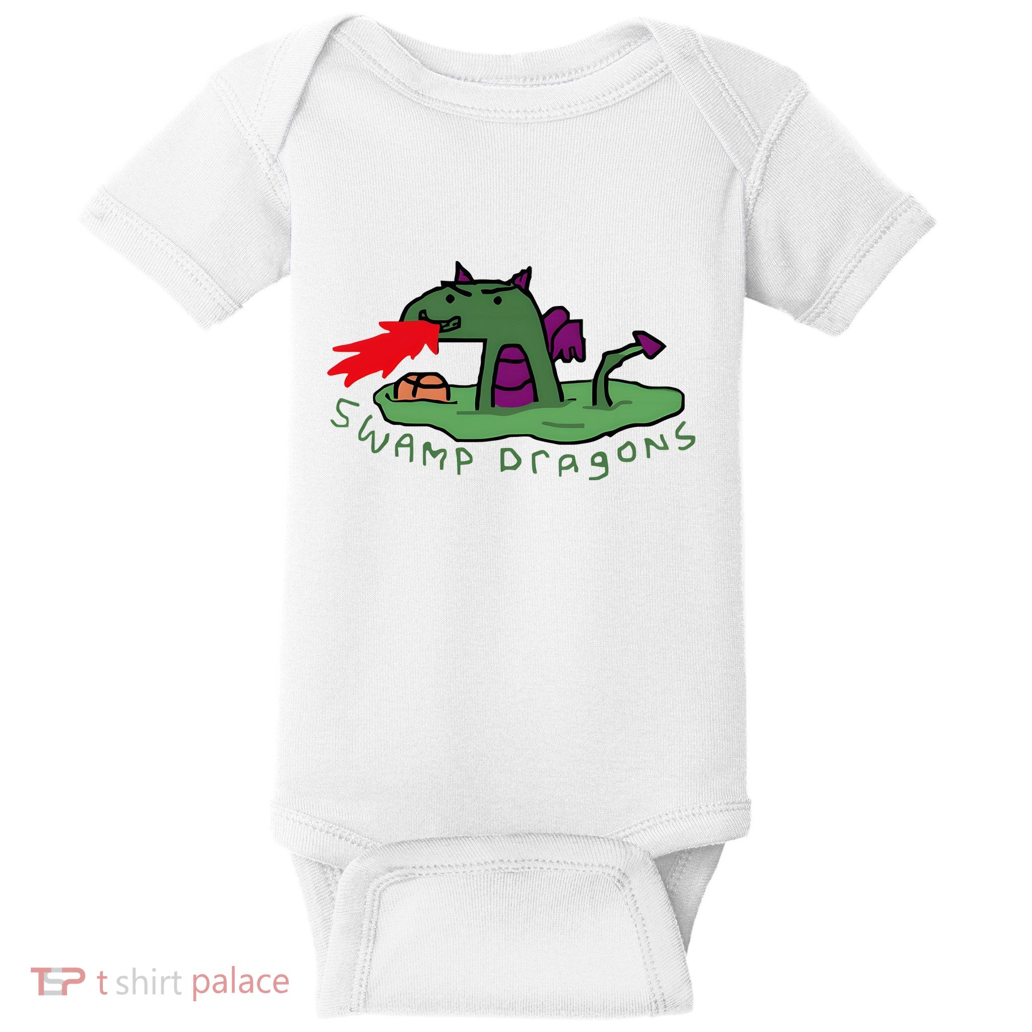 Paint Swamp Dragons Baby Bodysuit