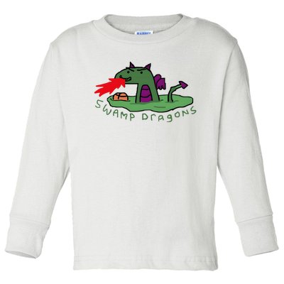 Paint Swamp Dragons Toddler Long Sleeve Shirt