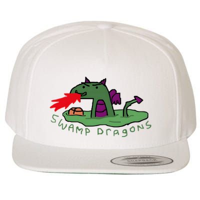 Paint Swamp Dragons Wool Snapback Cap