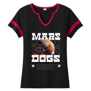 Planet Saves Dogs Ladies Halftime Notch Neck Tee