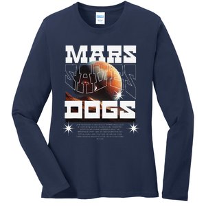 Planet Saves Dogs Ladies Long Sleeve Shirt