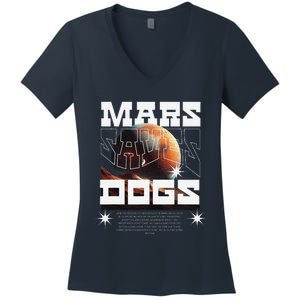 Planet Saves Dogs Women's V-Neck T-Shirt