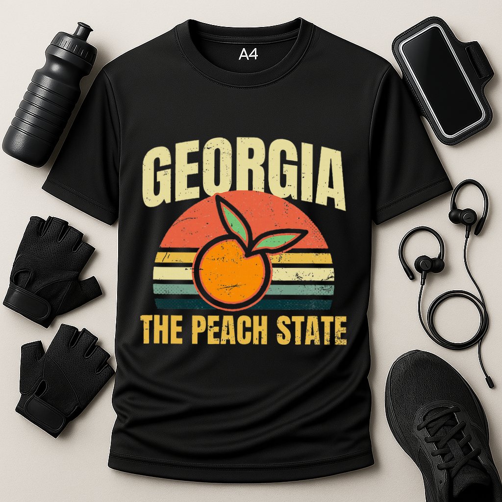 Peach State Design Georgia Peach Performance Shirt