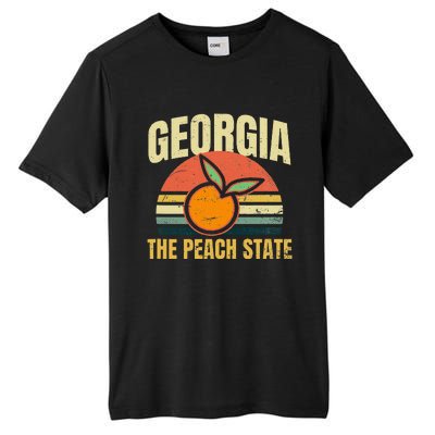 Peach State Design Georgia Peach Tall Fusion ChromaSoft Performance T-Shirt