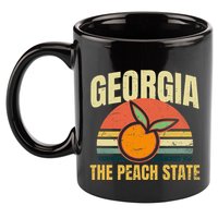 Peach State Design Georgia Peach 11oz C Handle Ceramic Mug
