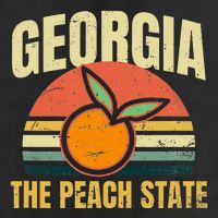 Peach State Design Georgia Peach 25L Jumbo Tote