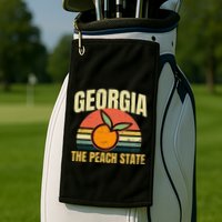 Peach State Design Georgia Peach Golf Towel