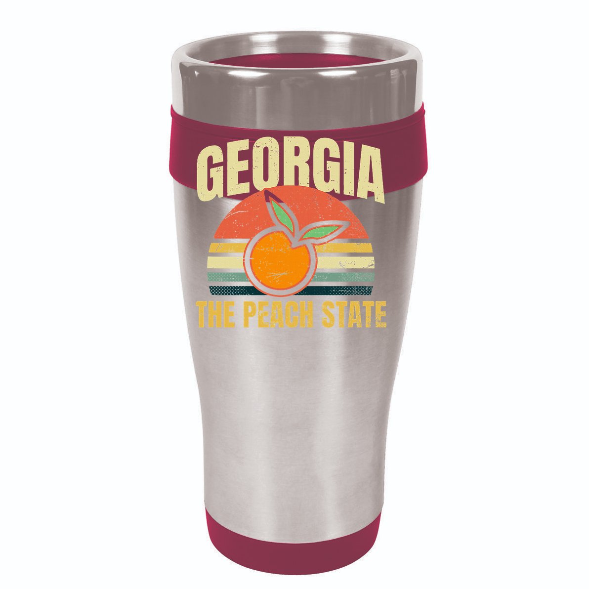 Peach State Design Georgia Peach Cropped Pullover Crew