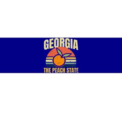 Peach State Design Georgia Peach Bumper Sticker