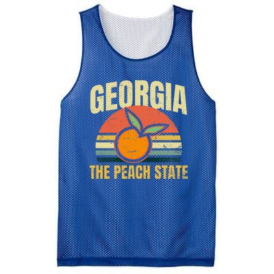 Peach State Design Georgia Peach Mesh Reversible Basketball Jersey Tank