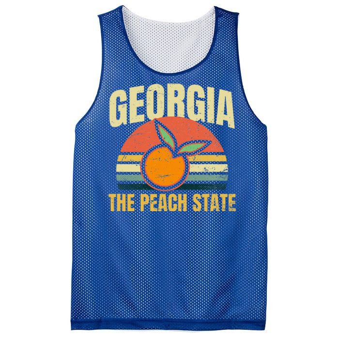 Peach State Design Georgia Peach Mesh Reversible Basketball Jersey Tank