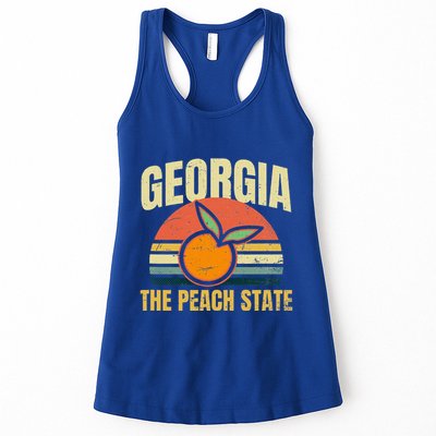 Peach State Design Georgia Peach Womens Tank Top