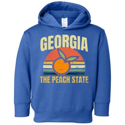 Peach State Design Georgia Peach Toddler Hoodie