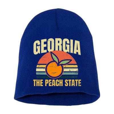 Peach State Design Georgia Peach Short Acrylic Beanie