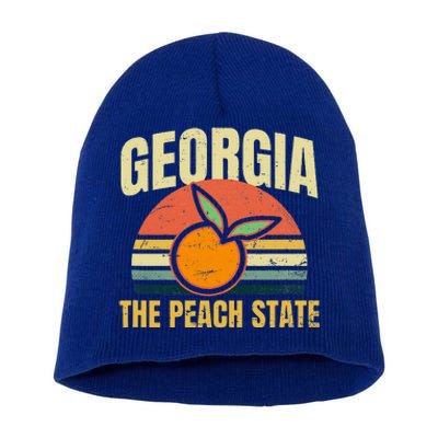 Peach State Design Georgia Peach Short Acrylic Beanie