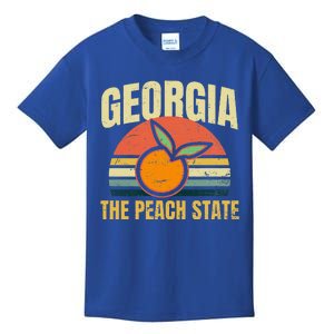 Peach State Design Georgia Peach Kids T-Shirt