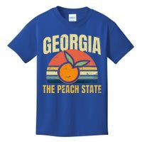 Peach State Design Georgia Peach Kids T-Shirt