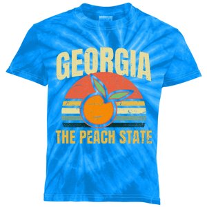 Peach State Design Georgia Peach Kids Tie-Dye T-Shirt