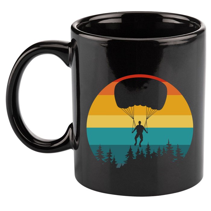 Parasailing Sunset Design 11oz C Handle Ceramic Mug