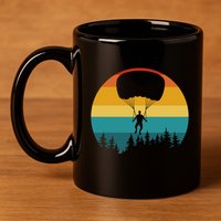 Parasailing Sunset Design 11oz C Handle Ceramic Mug