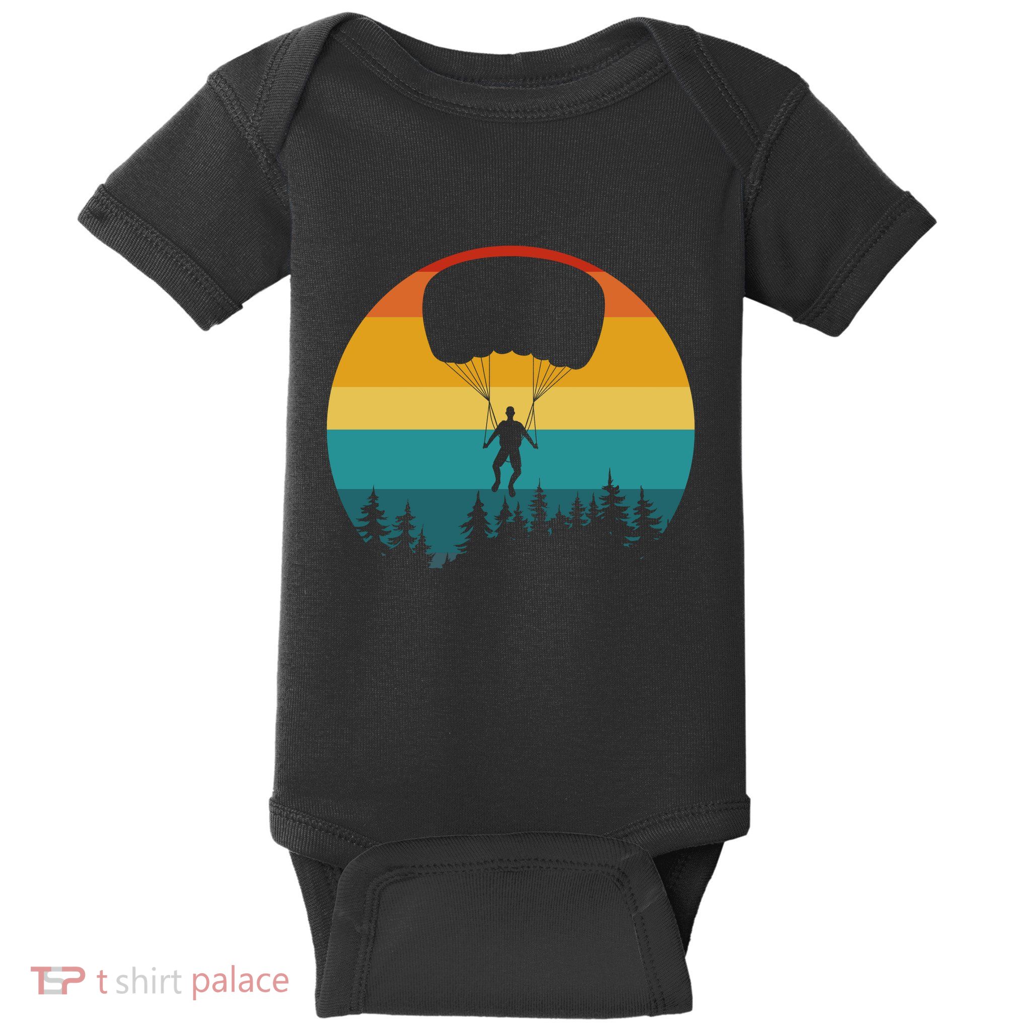 Parasailing Sunset Design Baby Bodysuit