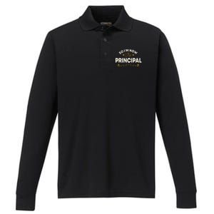 Principal School Director Head Teacher Instructor Headmaster Performance Long Sleeve Polo