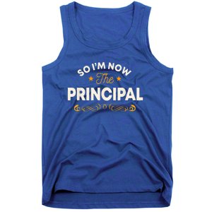 Principal School Director Head Teacher Instructor Headmaster Tank Top