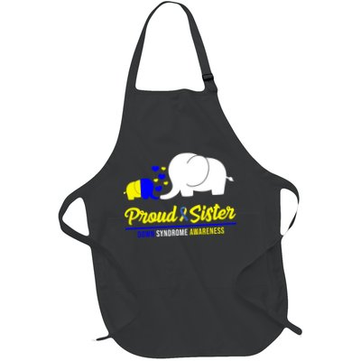 Proud Sister Down Syndrome Awareness Elephant Apron