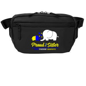 Proud Sister Down Syndrome Awareness Elephant Crossbody Pack