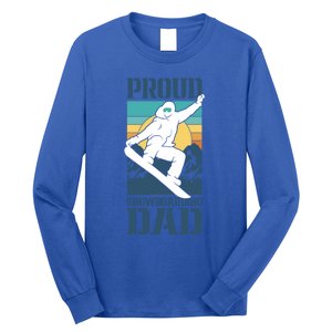 Proud Snowboarding Dad Father Snowboarder Snowboard Daddy Gift Long Sleeve Shirt