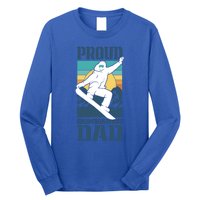 Proud Snowboarding Dad Father Snowboarder Snowboard Daddy Gift Long Sleeve Shirt