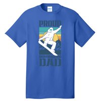 Proud Snowboarding Dad Father Snowboarder Snowboard Daddy Gift Tall T-Shirt