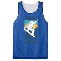 Proud Snowboarding Dad Father Snowboarder Snowboard Daddy Gift Mesh Reversible Basketball Jersey Tank