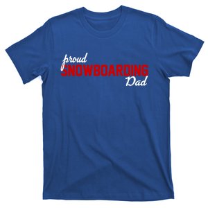 Proud Snowboarding Dad Gift T-Shirt